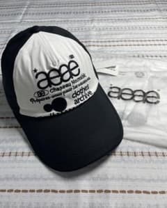 aeae キャップ ブラックxホワイトのサムネイル