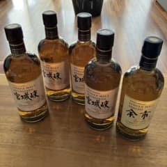 宮城峡　4本　余市　1本　ウイスキー　700ml