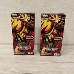 ワンピースカード THE BEST 2ボックス　新品未開封　テープ付き　2箱のサムネイル