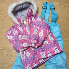 子ども用スキーウェア 110 ピンクのサムネイル