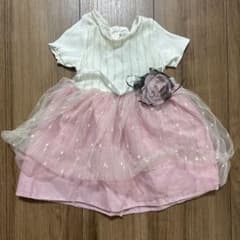 ベビー ワンピース ピンク チュールのサムネイル