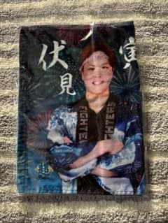 日本ハムファイターズ　パーカー　伏見寅威　Mサイズ　トライタオル 北海道日本ハムファイターズ 2025年超夏祭りハンドタオル 伏見寅威