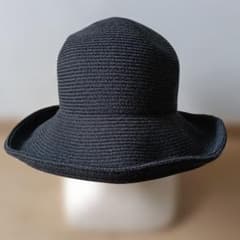 神戸マキシン maximボンネット　ヘッドドレス　ブラック　絹製品 マキシン maxim 絹混ブレードハット ブラック 神戸 シルク 日本製