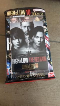 ハイアンドロー HiGH&LOW 10周年カード THE RED RAIN レアのサムネイル