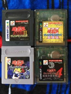 ゲームボーイカラーソフト 遊戯王4本セットのサムネイル