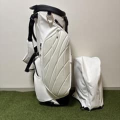 G/FORE × VESSEL キャディバッグ ホワイト 9型 スタンド破損 G/FORE × VESSEL キャディバッグ ホワイト 9型 スタンド破損 - メルカリ