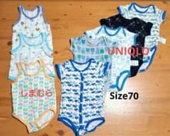 ベビー肌着 ロンパース 8枚セット まとめ売りのサムネイル