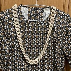 S MaxMara チェーンネックレス 100cm - メルカリ