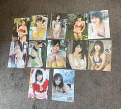 【雑誌付録】グラビアアイドル クリアファイル まとめ売り（計12枚セット）のサムネイル