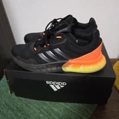 adidas ブラック/オレンジ スニーカーのサムネイル