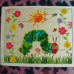 腹ペコあおむし♪幼児用ウッドパズル♪のサムネイル