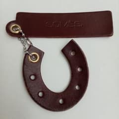 SOMES. ブラウンレザーキーホルダー 約10cmのサムネイル