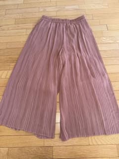 ユニクロ／シフォンプリーツスカートパンツ／レディースXLのサムネイル
