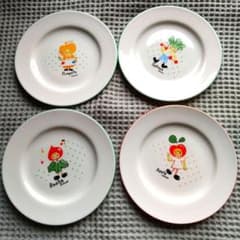 希少】田村セツコ お野菜のイラスト お皿 ケーキ皿 4枚セット - メルカリ