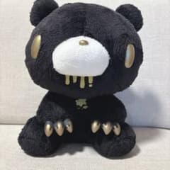 グルーミー ぬいぐるみ 黒 金目 金爪 レア BIG 美品 - メルカリ