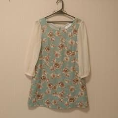【、様専用】花柄シフォンワンピ♡のサムネイル