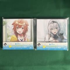 【未開封】ホロライブ 一番くじ キャンバスボード 白銀ノエル　戌神ころねのサムネイル