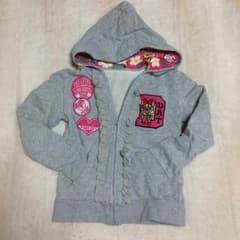 ♡DAT♡フロントフリルパーカー130cmのサムネイル