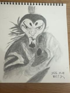 手描きイラスト 2枚セットのサムネイル