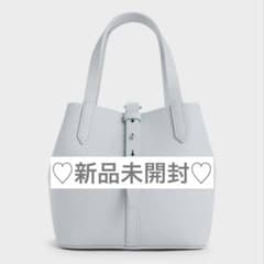 忠*公様 【新品未使用】 ベリル リサイクルレザーバケツバッグ シーソルトブルー Beryl ベリル リサイクルレザーバケツバッグ｜チャールズ＆キースの