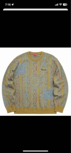 supreme ニット ペイズリーのサムネイル