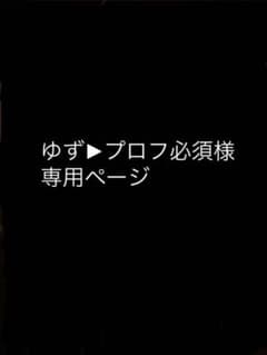 ゆず▶プロフ必須様専用ページのサムネイル