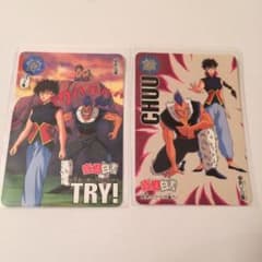 幽遊白書☆カードダス☆冨樫義博☆酎VS棗☆酎&棗☆270☆289☆1995年
