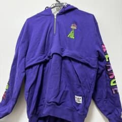 XLARGE TIM COMIX ハーフジップ パーカー パープル Mのサムネイル