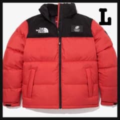【新品】韓国限定 ノースフェイス ヌプシ ダウンジャケット レッド L 15