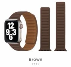 みずいと様専用Apple Watch シリコンバンド ブラウンのサムネイル