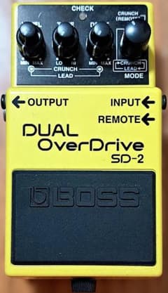 □BOSS DUAL OverDrive SD-2 デュアル オーバードライブ - メルカリ