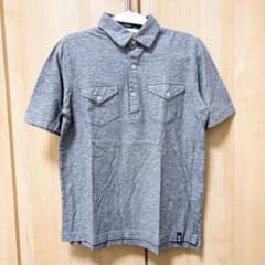 美品✨ Drumohr ドルモア コットンポロシャツ グレー 胸ポケット M 