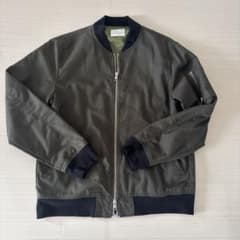 JUNRED MA-1スタイルジャケット オリーブのサムネイル