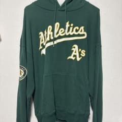 Oakland Athletics パーカー ダークグリーン - メルカリ