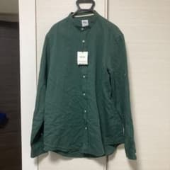【未使用】ZARA リネンシャツ　グリーンのサムネイル