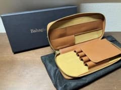 バハギア Bahagia&Craft ラウンドジップペンケース 4本差し 本革のサムネイル