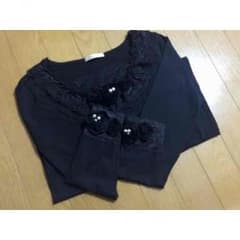 axes femme 黒 長袖 カットソーのサムネイル