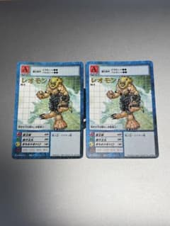 希少美品】旧デジモンカード レオモン Bo-3 2枚セット - メルカリ