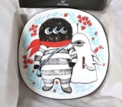 ヒグチユウコ 九谷焼 絵皿 Sちゃんとひとつめちゃん ボリス雑貨店