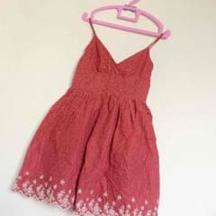 送料込♡ドット ディズニーワンピース 赤のサムネイル