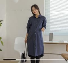 【新品】マタニティ　シャツ　ワンピース　授乳可のサムネイル