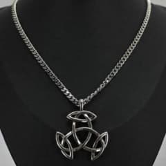 ヴィンテージ シルバー シンプル ネックレス ペンダント 銀