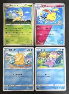 ぱ*★様 ポケモンカード まとめ売り08　コダック・マリルなど リーフィア マリルリ コダック ヤドン ポケモンカード - メルカリ