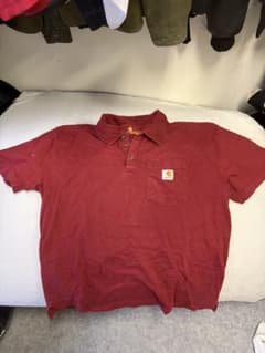 Carhartt ポロシャツ レッド Lサイズのサムネイル