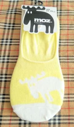moz レディース ソックス 靴下 23-25cm イエローのサムネイル