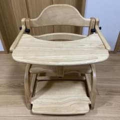 大和屋 すくすくローチェアⅡ 折り畳み ナチュラルカラーのサムネイル