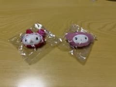 マイメロディ ぬいぐるみチャーム ピンク(ハート) レッド(レース)のサムネイル