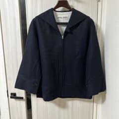 【美品】INSCRIRE アンスクリア セーラージャケット　ネイビー 美品】INSCRIRE アンスクリア セーラージャケット ネイビー - メルカリ