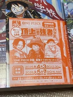 メルカリ便発送　最強ジャンプ 付録のみ　10冊セット　ワンピース 最強ジャンプ 2025年10月付録 ワンピース カード ポートガス・D