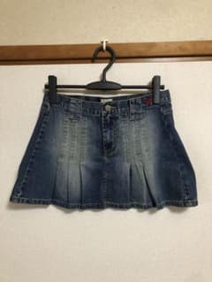 Y2K Roxy デニムプリーツミニスカートのサムネイル